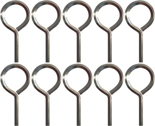 Vista 8 de Llave hexagonal de 5/32 pulgadas, llave Allen con bucle completo, llave de puerta Allen para dispositivos de salida de pánico de barra de empuje