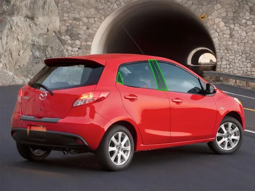 Vista 2 de Rvinyl Rtrim - Adhesivo para poste de pilar de Mazda Mazda2 2011-2014 - 0