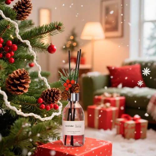 Vista 3 de Clesh Juego de difusor de varillas de 6.7 onzas, difusor perfumado de cedro con palos, difusor de varillas de fragancia para el hogar