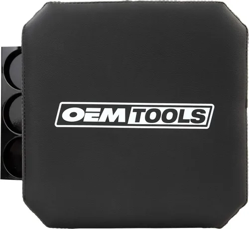 Vista 4 de OEMTOOLS 24996 Asiento Creeper de Taller Azul, Taburete con Ruedas con Almacenamiento de Herramientas, Taburete de Mecánico para Trabajo de Garaje