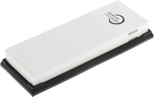 Vista 15 de Mercer Culinary -M15910 Acero de afilado de diamante, 10 pulgadas, negro