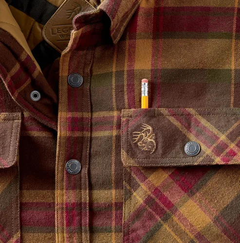 Vista 6 de Legendary Whitetails Maplewood - Chaqueta tipo camisa con capucha para hombre