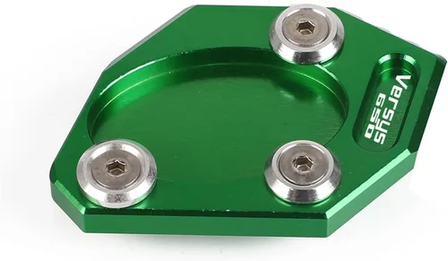Vista 3 de Motorcycle Kickstand Side Stand Enlarge Plate Extension Support Pad For Kawasaki Versys 650 2007-2009 (Color VERSYS650 LOGO)
