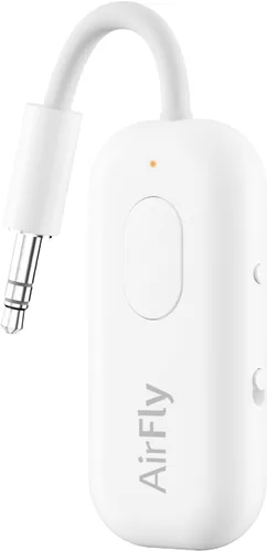 Vista 12 de AirFly Pro 2 - Adaptador Bluetooth, par de 2 AirPods o auriculares inalámbricos - Transmisor y receptor Bluetooth AUX de 0.138 in para automóviles