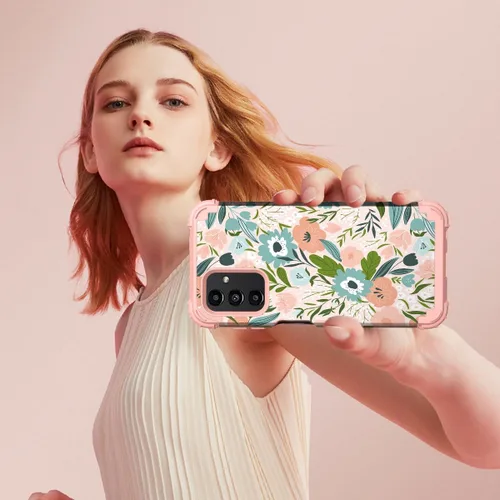 Vista 138 de Hocase Funda para Galaxy A13 5G, resistente a prueba de golpes, protección de goma de silicona suave, funda protectora híbrida de plástico duro