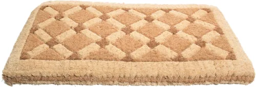 Vista 2 de Imports Decor - Felpudo de fibra de coco, tablero cruzado, 18 x 30 pulgadas