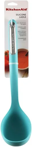Vista 4 de KitchenAid KL006OHAQA Cucharón de silicona, 13 pulgadas, Aqua Sky