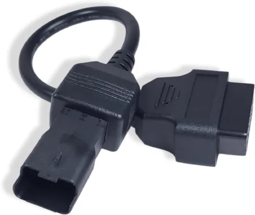 Vista 6 de Cable de motocicleta OBD para Ducati 4Pin a 16pin adaptador de cable de diagnóstico OBD2 4pin adaptador motocicleta