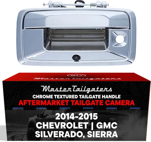 Vista 12 de Master Tailgaters Bisel negro para portón trasero con cámara de respaldo de repuesto para Chevrolet Silverado/GMC Sierra (1999-2006) IP68
