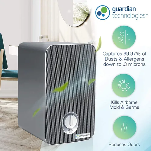 Vista 2 de Germ Guardian - Purificador de aire con filtro HEPA Guardian Technologies GermGuardian Filtro de repuesto HEPA original FLT4100