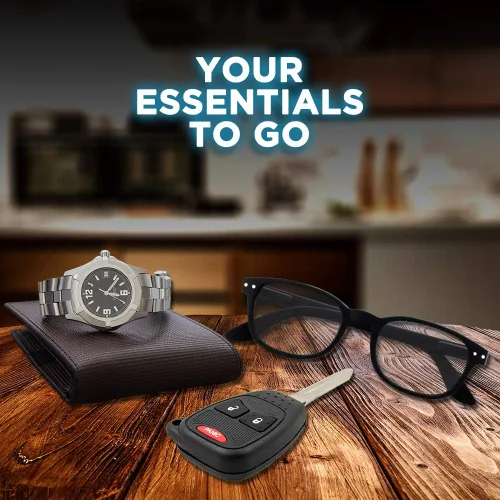 Vista 6 de Keyless2Go Reemplazo para llave de auto con entrada sin llave para vehículos que utilizan llave de 3 botones OHT692427AA - Paquete de 2