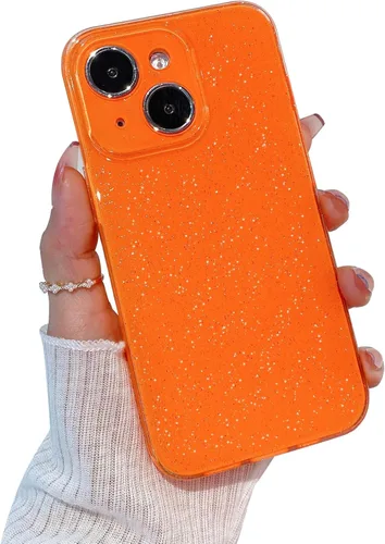 Vista 9 de Fycyko Funda protectora para iPhone 14 Pro Max con purpurina para mujeres y niñas, funda protectora suave y brillante para iPhone 14 Pro Max
