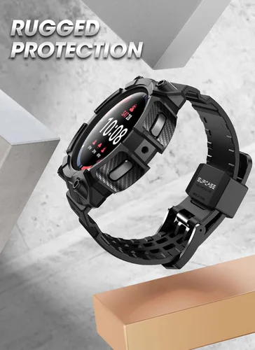 Vista 2 de SUPCASE para Samsung Galaxy Watch 5 Pro 45mm Banda con Estuche (Unicorn Beetle Pro), [Protección contra caídas de grado militar] [Antiarañazos]