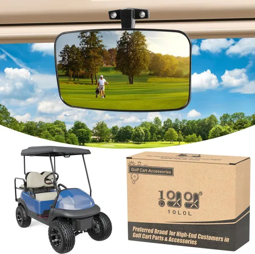 Vista 9 de 10L0L Espejo retrovisor universal para carrito de golf Yamaha EZGO Club Car
