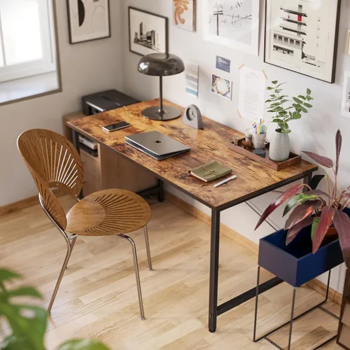 Vista 36 de CubiCubi Escritorio para computadora, escritorio pequeño de oficina en casa de 40 pulgadas, mesa de PC de estilo moderno y simple para el hogar
