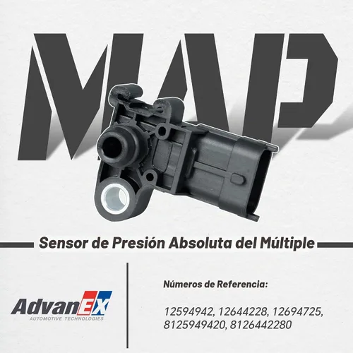 Vista 2 de MAP - Sensor de presión absoluta del colector compatible con Buick Allure/Regal, Cadillac CTS/Escalade/XTS Chevrolet