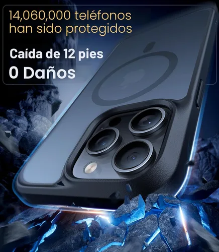 Vista 4 de TORRAS Funda para iPhone 13 Pro Max [compatible con MagSafe]