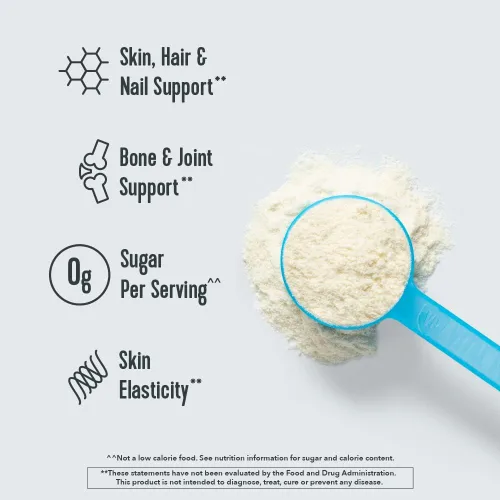 Vista 6 de Vital Proteins Péptidos de colágeno en polvo sin sabor 9.33 OZ+11.5 oz vainilla