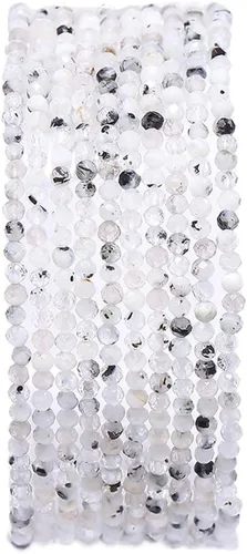 Vista 49 de Cuentas de piedra natural africana de turquesa faceted rondelle 3x4mm semipreciosas sueltas para hacer joyas 38cm