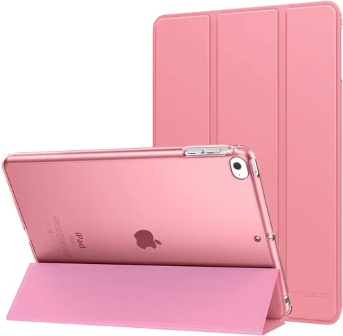Vista 26 de MoKo Funda para iPad mini 5 2019/Mini 4 2015 (5ta/4ta Generación 7.9 pulgadas), funda delgada y ligera con soporte, con protector traslúcido