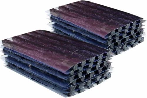 Chrov 100 tapones para neumáticos, tapones de reparación de neumáticos de goma para neumáticos todoterreno sin cámara, automóvil, ATV, UTV, Negro