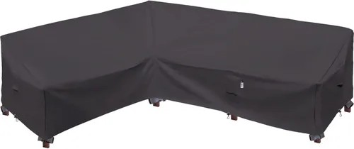 Vista 50 de Funda de sofá modular de alta resistencia para exteriores, tejido 600D 100 % impermeable, para muebles de patio