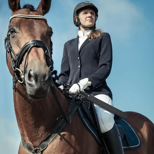 Vista 5 de Fusta de Equitación de 18 pulgadas, Paleta de Cuero, Paletas para Mantas Súper Duraderas, Fustas Ecuestres