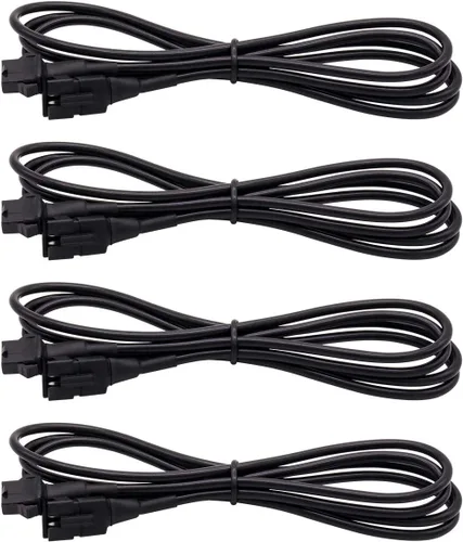 Vista 7 de YiLaie 2 cables de extensión de 47 pulgadas para uso con luces LED de rock, kits de acento RGB neón para LED, motocicleta, ATV, SUV, luz