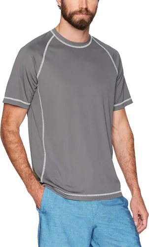 Vista 2 de Tienda Essentials Camiseta de natación de manga corta y secado rápido UPF 50 para hombre