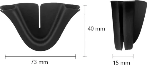 Vista 3 de Oculus Quest 2 - Almohadilla de nariz para Oculus Quest 2 VR, accesorios de silicona, protección contra la luz, comodidad y protección para la nariz