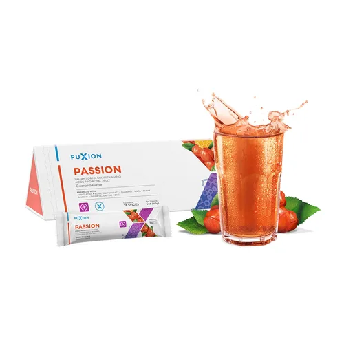 Vista 2 de FuXion Passion - Aumenta la energía y la vitalidad con pasión, elixir con infusión de guaraná (56)