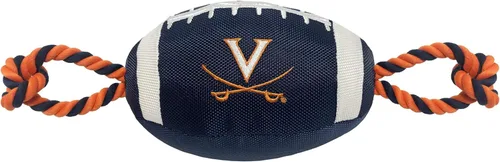 Vista 8 de Pets First NCAA Ohio State Buckeyes - Juguete de fútbol para perro, materiales de nailon de calidad resistente, cuerdas de tracción fuertes
