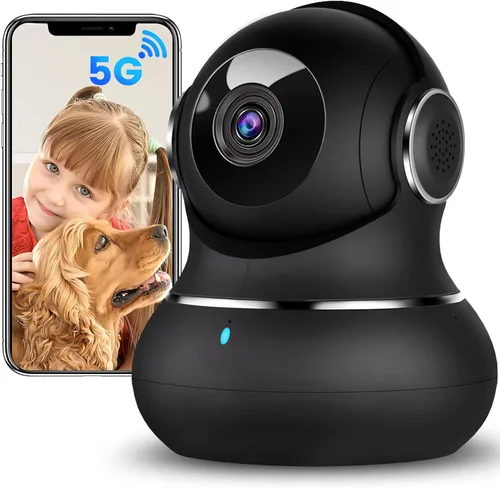 Vista 11 de litokam Cámara interior 2K, 360 cámaras de seguridad para el hogar con detección de movimiento, cámara para mascotas con aplicación de teléfono