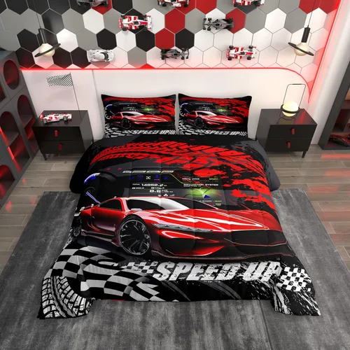 Vista 48 de Feelyou Juego de edredón de la Torre Eiffel, elegante juego de ropa de cama de París, edredón romántico para niños, niñas, niños, adolescentes