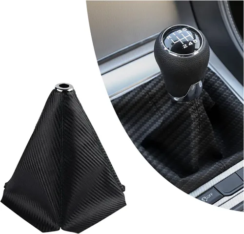 Vista 9 de Salior Cubierta de palanca de cambios a prueba de polvo, protege la perilla de la palanca de cambios y decora el interior del automóvil, cubierta
