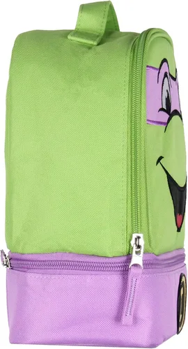 Vista 3 de INTIMO Teenage Mutant Ninja Turtles TMNT All Turtles - Lonchera de doble compartimento (Donatello) de 9 pulgadas