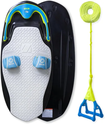 ZUP You Got This 260 Board and Handle Combo with EVA Foam Padding, All-in-One Kneeboard, Wakeboard, Wakeskate, and Wakesurf Board for Kids, Teens,