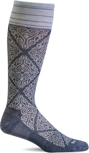 Vista 4 de Sockwell Calcetines de compresión The Raj Firm para mujer Carbón