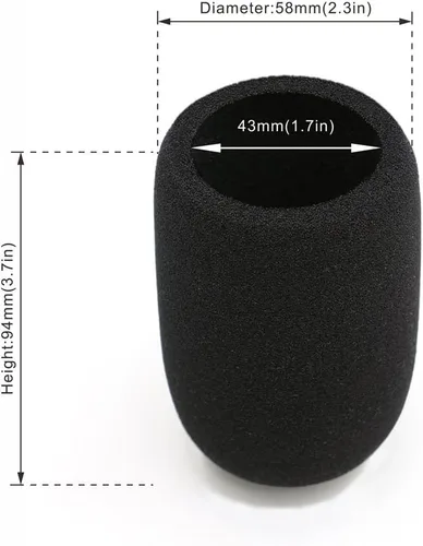 Vista 3 de YOUSHARES Audio-Technica AT2020 Pop Filter – 2 piezas AT2020 Micrófono Parabrisas para Audio Technica AT2020 y AT-2035 AT-2050 ATR2500 ATR2500X