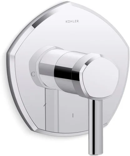 Vista 31 de KOHLER K- TS27043-3-BV Occasion™ RITE-TEMP VALVE TRIM, vibrante bronce cepillado
