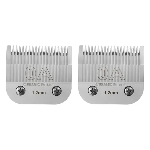 Vista 7 de Juego de 3 cuchillas de cerámica de repuesto desmontables profesionales, longitud de corte de 5/32 pulgadas a 3/8 pulgadas, compatible