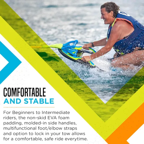 Vista 3 de ZUP You Got This Board, All-in-One Kneeboard, Wakeboard, Wakeskate y Wakesurf Board para todas las edades, modelos de 160 y 260