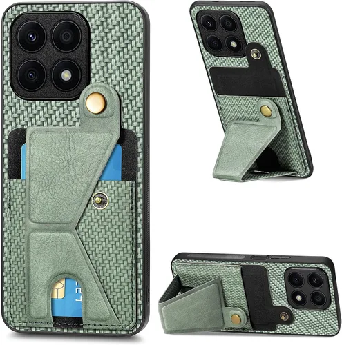 Vista 179 de Funda para Xiaomi Poco M5s 4G, Funda para Redmi Note 10 4G / Note 10S 4G / Note 11 SE (India) Funda de cuero PU ranuras para tarjetas Soporte