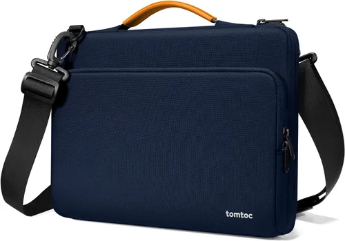 Vista 10 de tomtoc 360 Bolsa de hombro protectora para laptop MacBook Air M5/A3449 (2026), M4/A3240, M3/A3113, M2/A2681, M1/A2337, Macbook Neo y Pro M2/M1