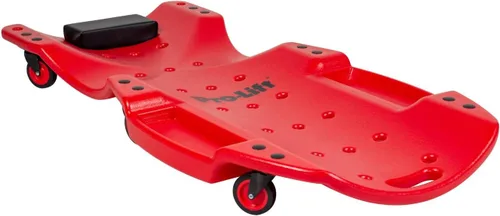 Pro-Lift Mechanic - Camilla mecánica de plástico de 48 pulgadas, cuerpo ergonómico de polietileno de alta densidad moldeado por soplado con