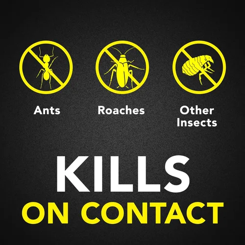 Vista 2 de Raid Ant & Roach Killer Spray para insectos enumerados, sigue matando durante semanas, aroma a limón, 17.5 onzas