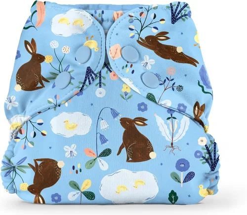 Vista 3 de Esembly Paquete de lavandería y pañales – Recambio de polvo de lavandería de 6 libras (sin cuchara) y 1 pañal de tela impermeable exterior