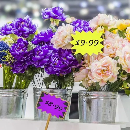 Vista 6 de 5x6.6 Pulgadas 120 Piezas de Señales Fluorescentes de Neón, Señales de Recortes de Estrellas Explosivas para Venta Minorista, Señal de Venta