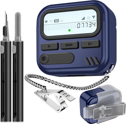 Vista 14 de (con Bloqueo de Seguridad) Fundas para Buscapersonas Compatibles con AirPods Pro de 2ª Generación Cubierta de Estuche con Kit de Limpieza, TPU Duro