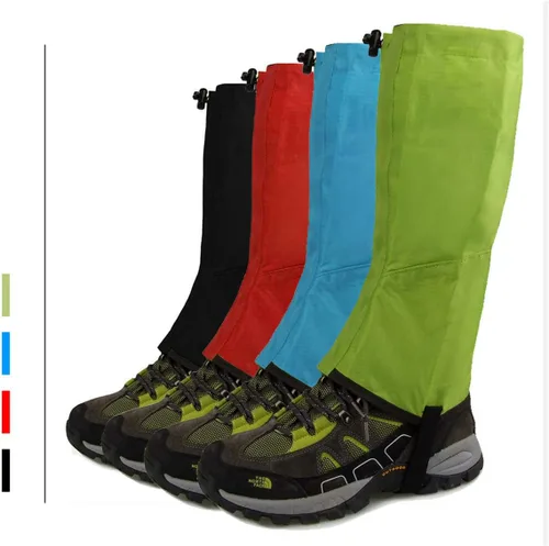 Vista 2 de Polainas impermeables para las piernas, polainas para botas de nieve, leggings de seguridad de protección de serpientes para senderismo, campamento